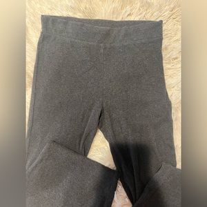 GRAY AERIE RIBBED YOGA PANTS